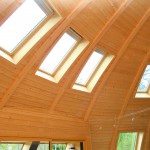 Magnifique dôme en bois des chambres d'hôtes Le Domaine du Centaure, dans l'Eure en Normandie