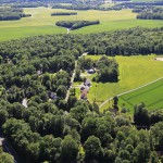 Le Domaine du Centaure dans son écrin de verdure normand - crédit photo: Christine Guillon