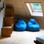La chambre d'hôtes ‘L'Encre de tes yeux‘, au Domaine du Centaure, avec son futon et son coin détente